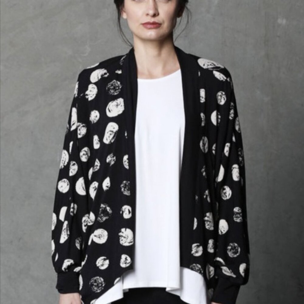 Sally Cardigan by Chalet et Ceci Black Lunario Size S